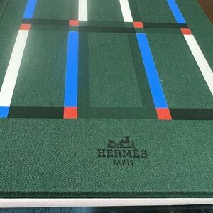 Hermes Green and Blue Patterned Decor